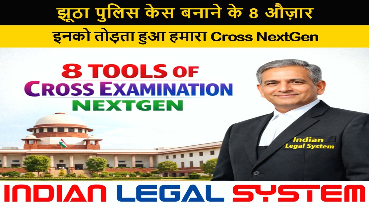 Cross Examination NextGen के 8 टूल्स जो फर्जी पुलिस केस तोड़ देते हैं CROSS EXAMINATION NEXTGEN #149