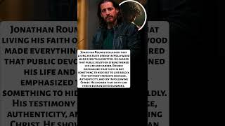 Jonathan Roumie Lives Faith Boldly #JonathanRoumie #FaithJourney
