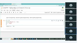 Python 10:00 AM Batch Training : Session 2