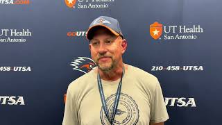 UTSA Head Coach Jeff Traylor Post Practice Interview 9.10.25