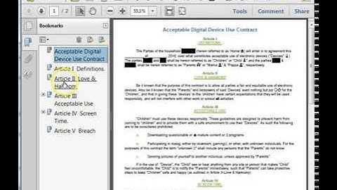 Save Word Document as PDF with Bookmarks