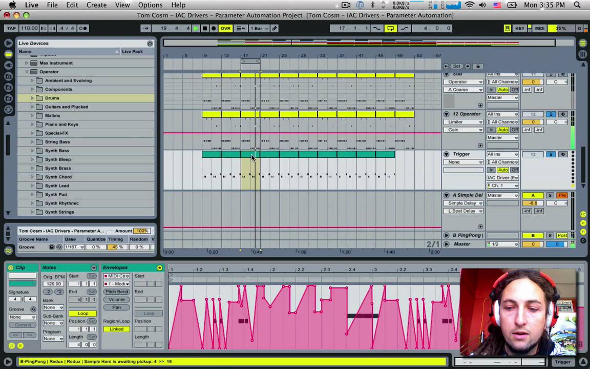 Advanced Ableton Parameter Automation using IAC Drivers