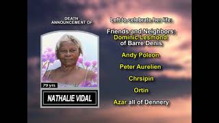 Nathalie Vidal ~ Long Obituary