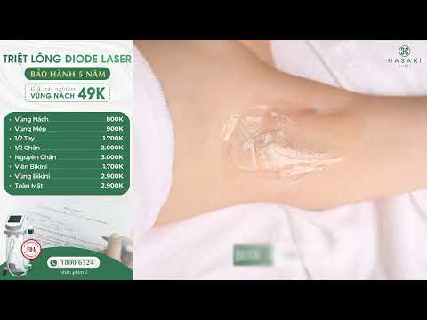 Video Triệt lông vùng nách công nghệ Diode Laser - youtube