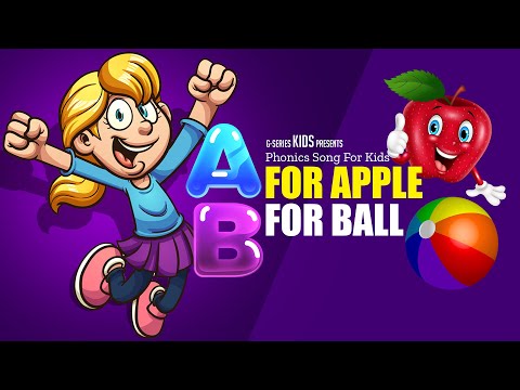 A For Apple B For Ball | Phonics Song | ABC Alphabet Songs with Sounds for Children