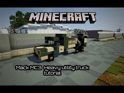 Minecraft MC3 heavy utility truck tutorial - YouTube