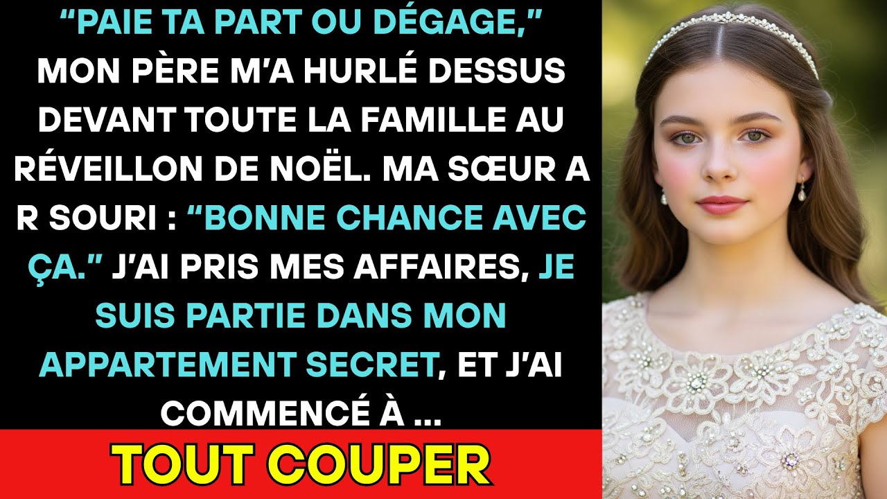 “Paie Ta Part Ou Dégage!” Mon Père A Hurlé Au Repas De Noël, Alors Je Suis Partie Et J'ai Découvert.