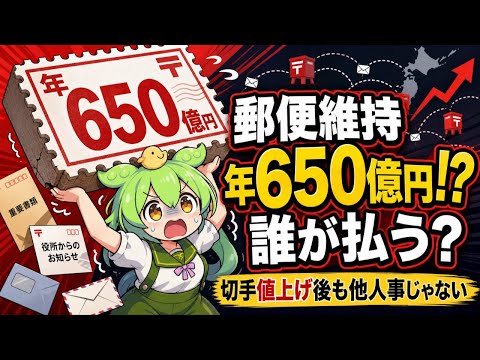 郵便維持に年650億円？切手値上げ後も他人事でない理由