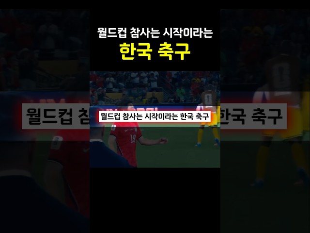 월드컵 참사는 시작이라는 한국 축구 ㅜㅜㅜㅜ