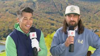 Noah Kahan & Gary Striewski are LIVE from Folk & Fairways charity golf tournament | SportsCenter