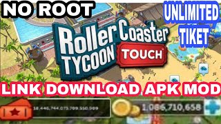GAME MOD - CARA DOWNLOAD GAME ROLLER COASTER TYCOON TOUCH MOD APK DOWNLOAD FREE ( UNLIMITED TIKET ) screenshot 4
