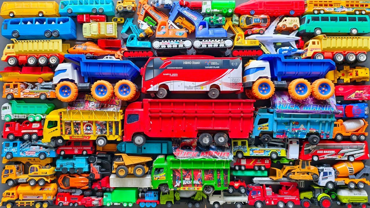 Mobil Mobilan Truk Oleng , Mobil Truk Molen, Mobil Balap, Truk Pasir, Excavator, Mobil Roket, Damkar