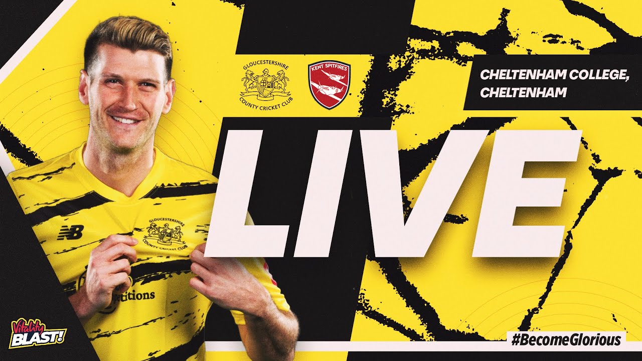 🔴 MATCHDAY LIVE | Gloucestershire v Kent Spitfires | Vitality Blast