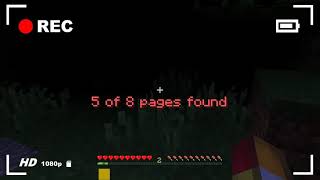 Minecraft Eight Pages Horror Map