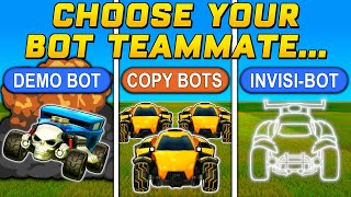 I gave Rocket League players BOT teammates, heres what happened...