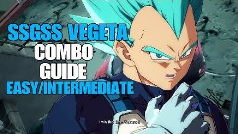 DBFZ SSGSS Vegeta Combo Guide EASY/INTERMEDIATE