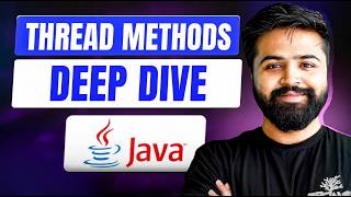 Thread Methods | sleep, join, yield, interrupt, isAlive, priority & more | Java Full Course #49