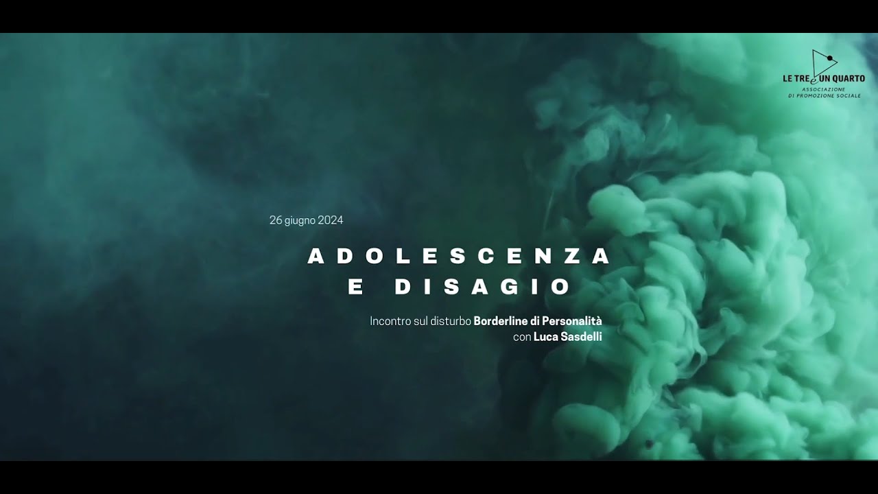 Incontro sul DBP (disturbo Borderline di Personalità) con Luca Sasdelli