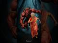 Hanuman saved the grandmother from a terrible demon. #ai #hanuman #save #demon