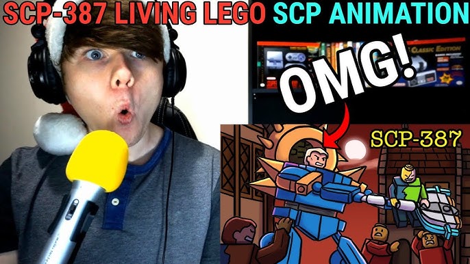 Scp 387 Living Lego Scp Animation Therubber Reaction Youtube