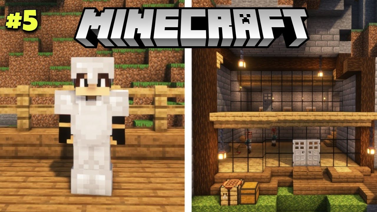 I Built a Villager Trading Hall | Survival Series Part-5 | - YouTube