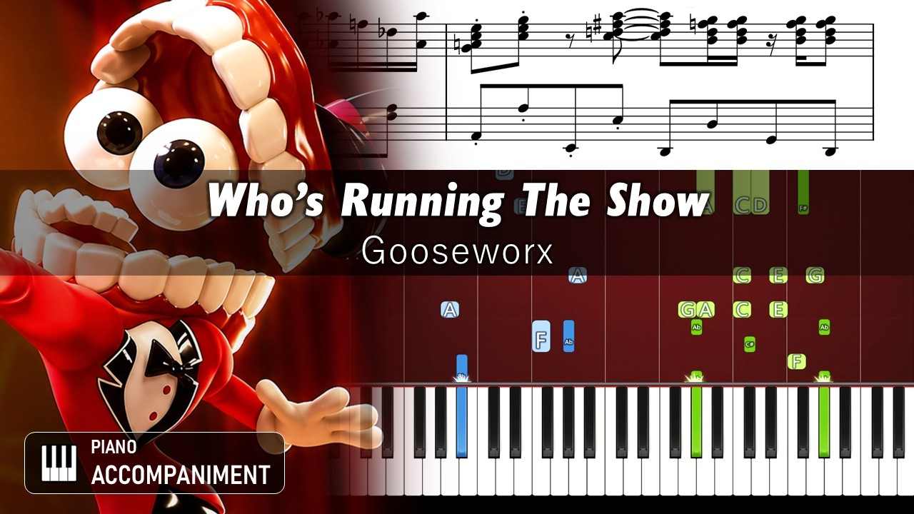 The Amazing Digital Circus - The One Who's Running the Show - Piano Tutorial with Sheet Music