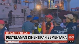 Terkendala Jarak Pandang, Penyelaman Cari Lion Air JT-610 Dihentikan Sementara