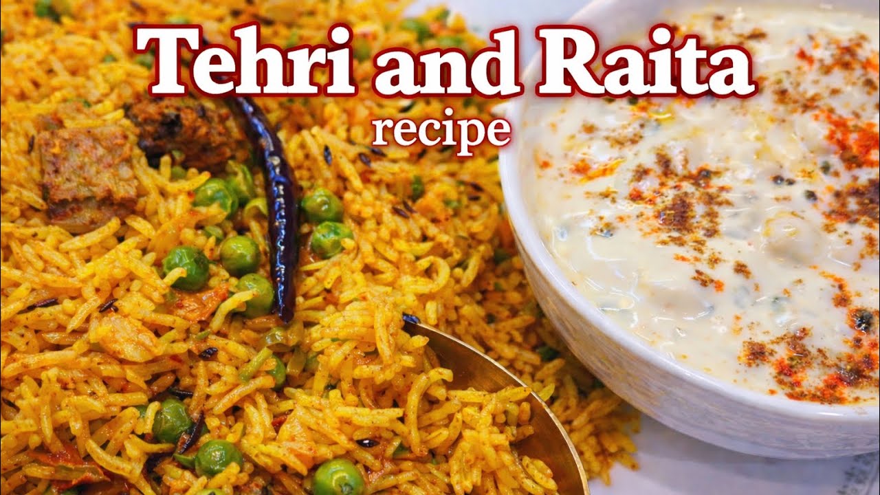 Tehri and Raita Recipe | Easy & Flavorful Homemade Tehri 🍚