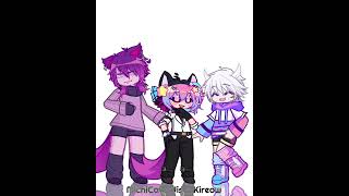 OUTFIT SWAP 🔁 // Trend Collab @MichiiCat @Cherry_.blossom1509   #animationmeme #gachaclub