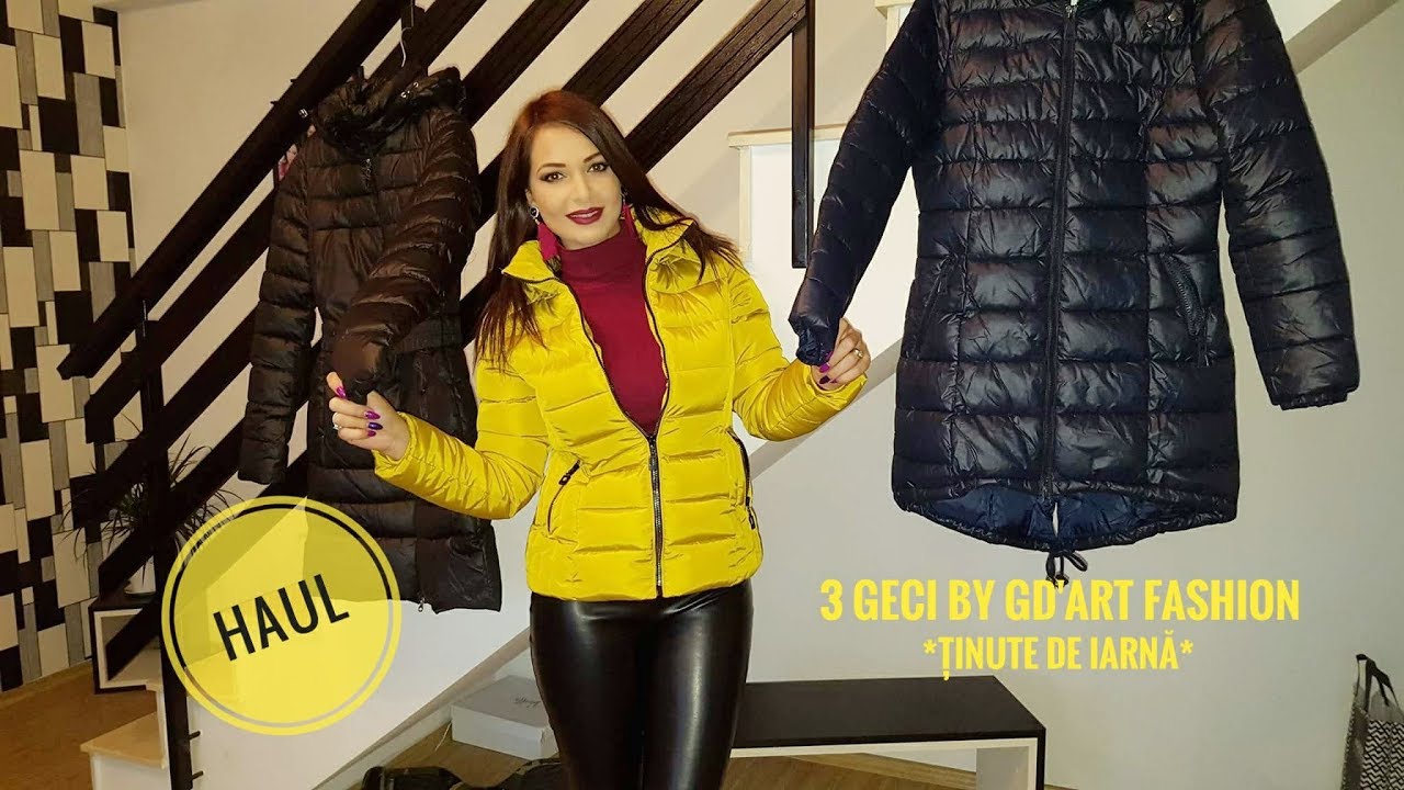 HAUL : Tinute de iarna / 3 variante Geci - GD'art Fashion