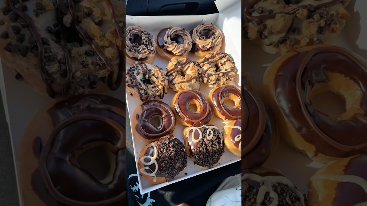 Новые пончики «Шокоманья» от Krispy Kreme! Совместно с Hershey’s