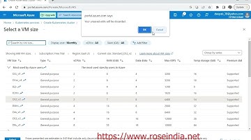 Creating AKS cluster (Kubernetes cluster) on Azure
