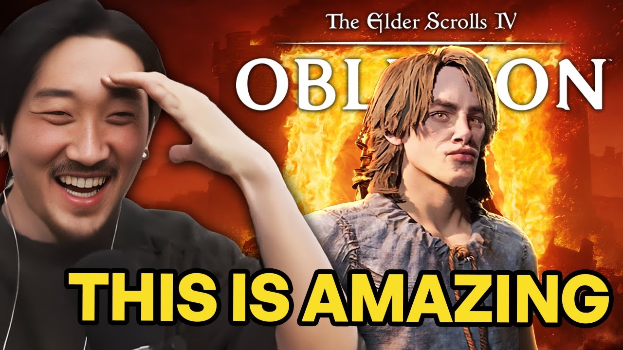 World of Warcraft Player Tries Oblivion for the First Time - YouTube