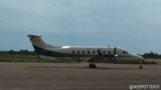 Beechcraft 1900D YV1106 De Chevron Encendido De Motores Y Rodaje Aeropuerto De San Tomé Venezuela