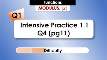 Lesson 1: MODULUS | Q1 | KSSM F4 Textbook Intensive Practice 1.1 Q4