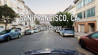 San Francisco Sunrise Drive in 4K