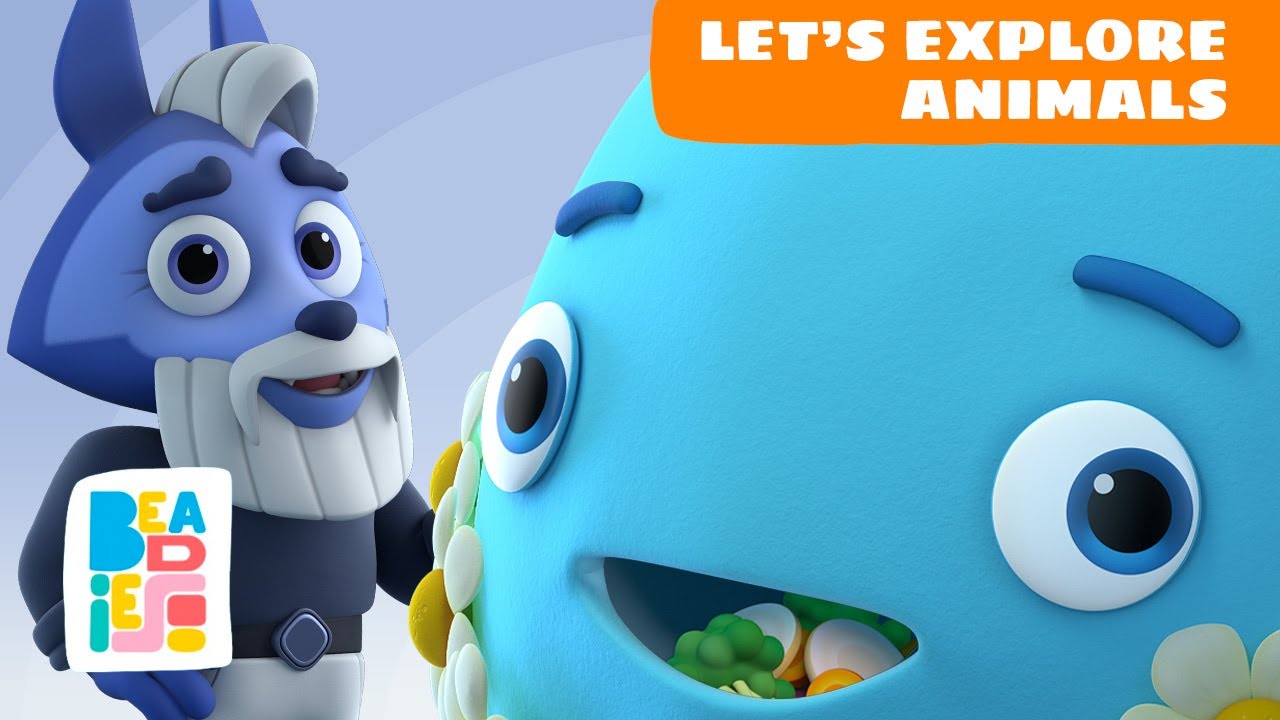 Let’s Explore Animals with Beadies | kids cartoons & lullaby