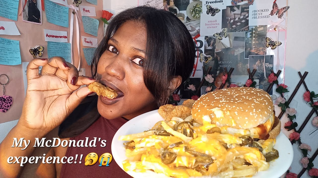 ASMR MUKBANG McDonald's eating mouth sounds