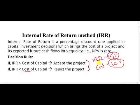 Lecture 26 What is IRR?