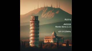 Annuncio ripetitore RU31a - 431.6125MHz Monte Serra (LU) @IZ0KBA