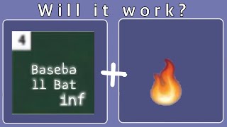 Will baseball bat stack with fire 3
