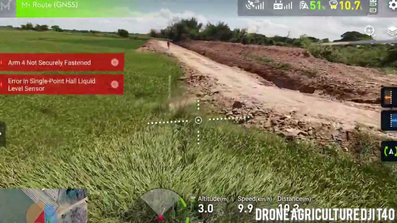 Shoot the mouse to chase it away.fpv dji t40
