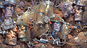 Lovebots – AI generated animation