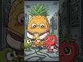 [Veggie Stories] The kiwi and the cherry stand together in the lab | Fruit History Ep55 Pt 22