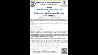 Summer research workshop#biotechnology#biology#bioinformatics