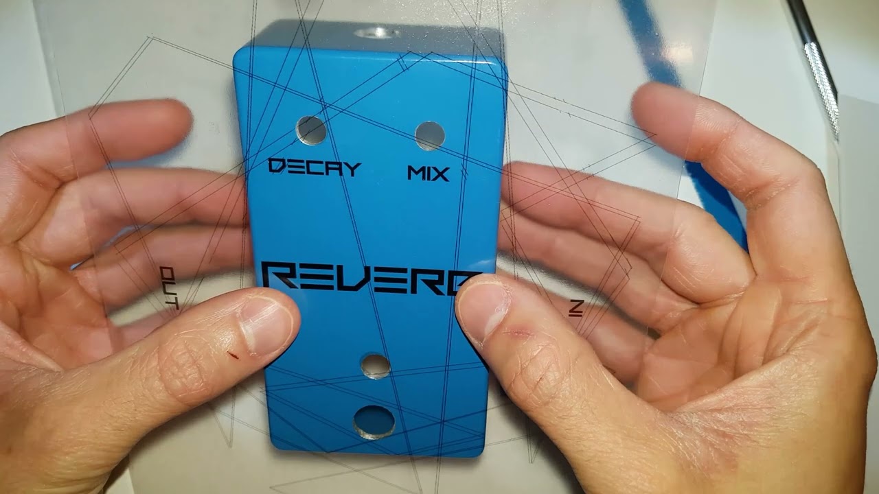 Reverb pedal - Kit 3Verb from Musikding (building and test)