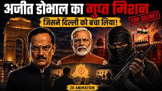 Ajit Doval's Secret Mission: The Operation That Saved Delhi | 2D Animation 2026