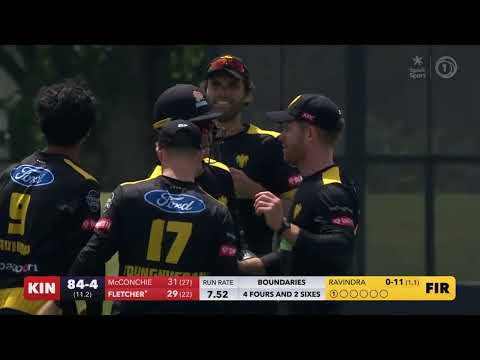 New Year's Day fireworks! | Kings v Firebirds | SHORT HIGHLIGHTS | Dream11 Super Smash | Hagley Oval