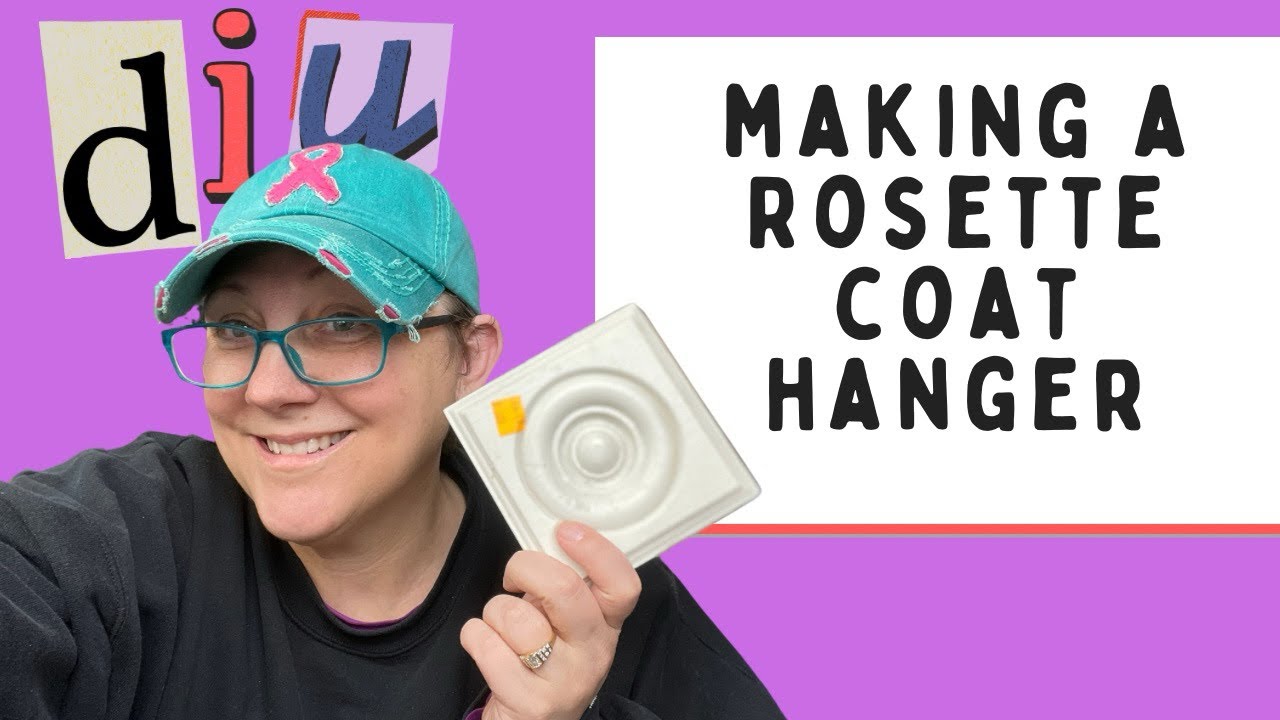 Making a rosette coat hanger - YouTube