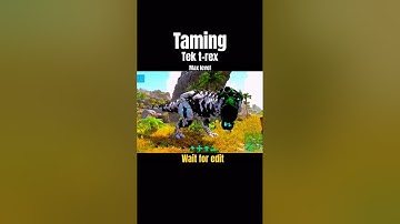 how to tame tek rex 😱 #arkmobile #edit #arkultimatemobileedition #novastrike